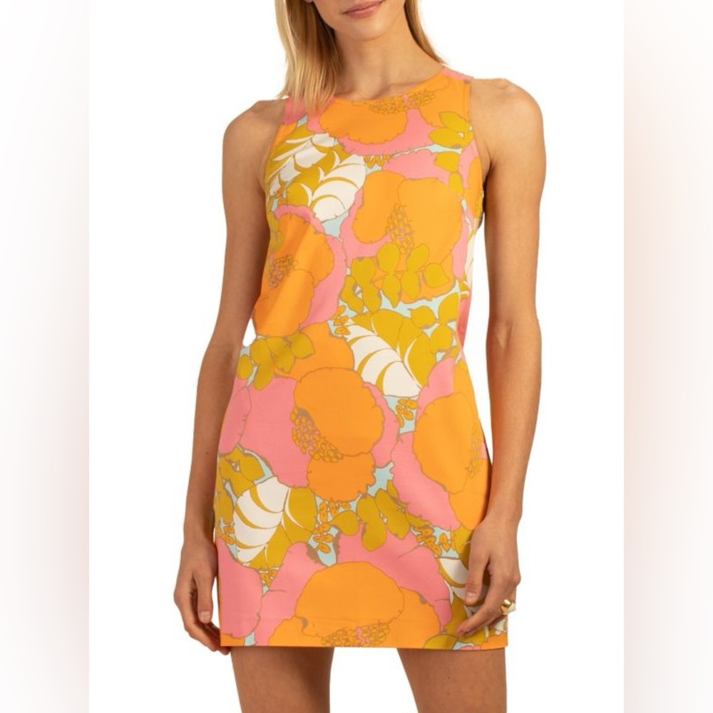 TRINA TURK Cosme Floral Cotton Blend Minidress
